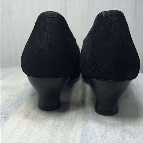 Hotter Black Loafers Sleek Slip-Ons - Picture 6 of 10